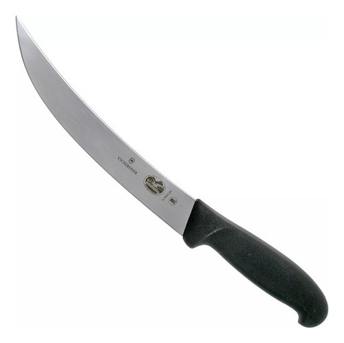 Cuchillo Carnicero Victorinox® Fibrox Hoja Estrecha, 20cm Color Negro