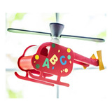 Lámpara Colgante Infantil 85x36 Cm 60 W Helicóptero