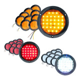 10 Plafon 30 Led Redondo Alta Baja Estrobo Plano Slim 12-24