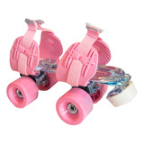 Patines Artísticos Extensibles Leccese Classic Rosa Original