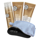 Kit Triplo Joico K-pak Com Escova + Necessaire De Brinde