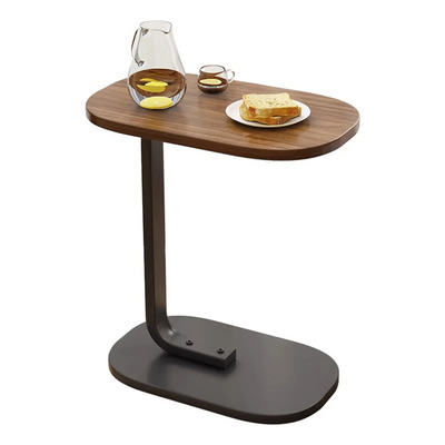 Mesa De Centro Minimalista De Madera Mesa Lateral Mesacentro Color Negro | MercadoLibre
