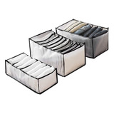 Organizador De Ropa Para Armario, 3 Piezas, Plegable, Con Re