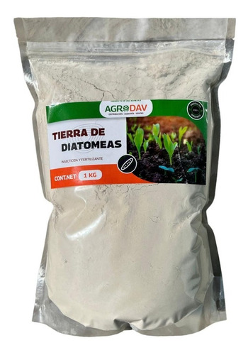 Tierra De Diatomeas 1 Kg Insecticida Y Fertilizante Orgánico