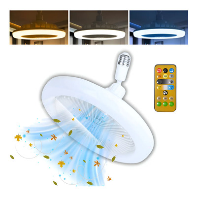 Foco Led Ventilador Techo Abanico C\u002Fcontrol Socket Ajustable | MercadoLibre