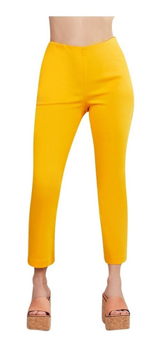 Pantalon Mujer Color Amarillo 984-92