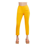 Pantalon Mujer Color Amarillo 984-92