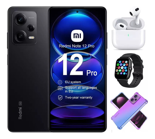 Xiaomi Redmi Note 12 Pro 5g Dual Sim 128 Gb Azul 8gb Ramblack