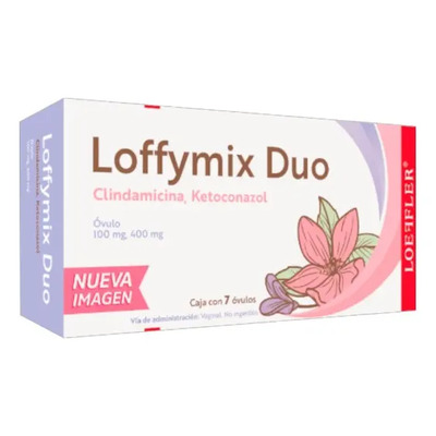 Clindamicina Ketoconazol 100\u002F400 Mg 7 Óvulos Loeffler | MercadoLibre