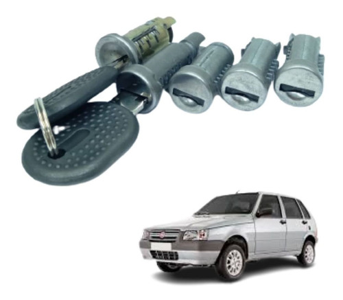 Kit De Cilindros Fiat Uno 1991 À 2004 Com 5 Peças E Chaves