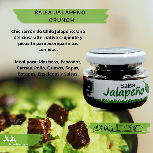 Salsas Gourmet Artesanal Salsa Macha Chicharron Chile 60ml