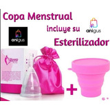Copa Menstrual Aneer + Vaso Esterilizador Premium Mdp