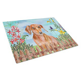 Tablero De Cortar Dachshund Rojo Caroline's Treasures