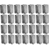 30 Cajas Rectangulares Tipo Chalupa De 2x4 Reforzada