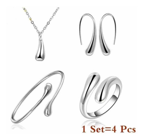 Set Joyas Importadas 4 Piezas Para Mujer