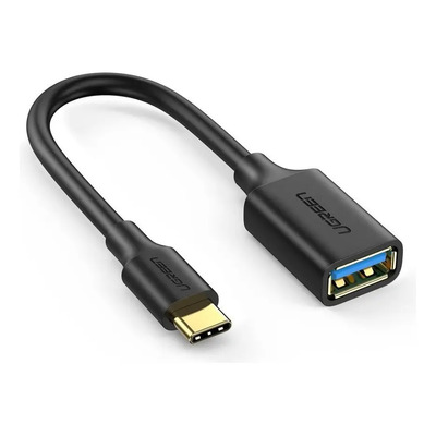 Adaptador Ugreen Usb C Macho Otg Usb A Hembra 5 Gbps 15cm Color Negro