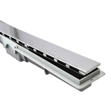 2ralo Linear Grelha Alumínio Inox Oculto 5x70 Sifonado P Box