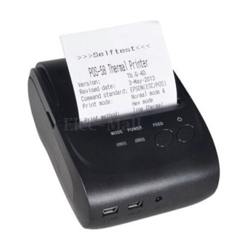 Impresora Termica 58 Mm Mini Bluetooth Pos Inalambrica