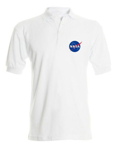 Camiseta Tipo Polo Nasa T- Shirt Polo