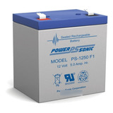 Batería Recargable Powersonic Ps-1250 12v 5ah F1 (nueva)