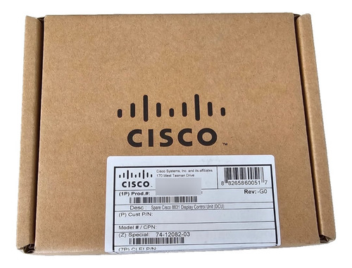 Cisco 8831 Ip Unidad Control Pantalla Telefono Cp-8831-dcu-s