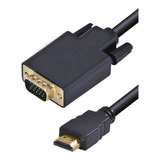 Cabo Conversor Hdmi Para Vga 1,80mts