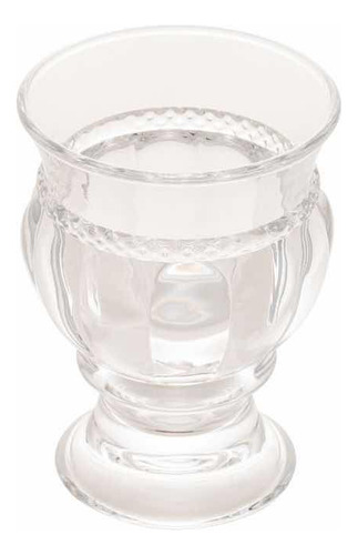 Kit 06 Cachepot Decorativo Lyorde Cristal Diamante