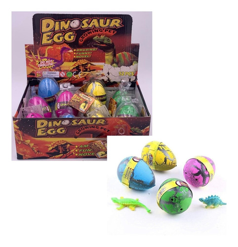 Huevos Dinosaurio X1 Nacen Y Crecen Con Agua Juguete Expande