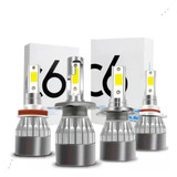 Kit Lâmpada Super Led Farol H1 H3 H4 H7 H8/h11 H27 Hb3 Hb4