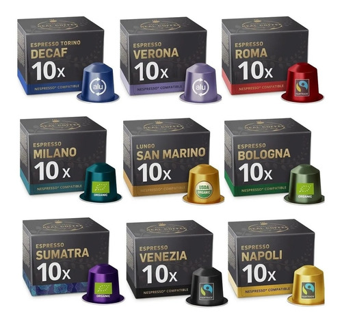 Pack 30 Capsulas Para Nespresso Café Real Coffee Premium  