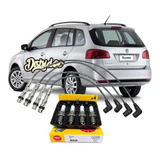 Kit Cables + Bujias Vw Suran Gol 1.6 8v Ngk Apto Gnc 1 Elec 