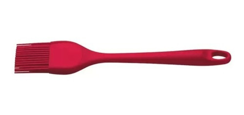 Pincel Culinário De Silicone 25cm Vermelho Flex Brinox