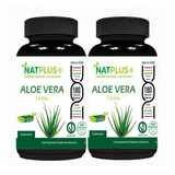 Aloe Vera X 2 Frascos (pack) = 360 Cápsulas De 450mg