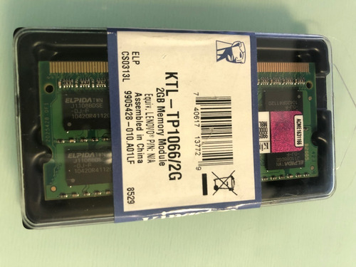 Memoria Ram So-dimm Kingston Ktl-tp1066 / 2gb 