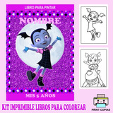 Kit Librito Para Pintar Y Personalizar Vampirina