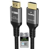 Ubluker Cable Hdmi De 10k 8k 4k 1.5 Pies, Certificado De Ult