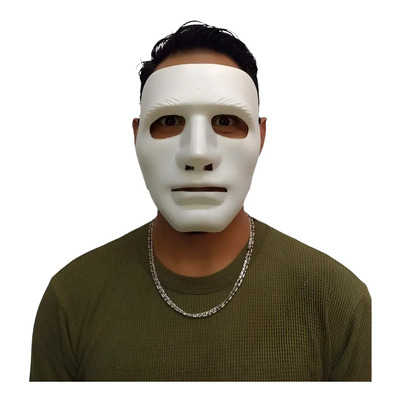 2 Máscaras De Michael Myers Adulto Plástico Duro B\u002Fn Color Blanco\u002FNegro | MercadoLibre