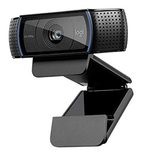 Logitech C920 Hd Pro - Webcam, Color Negro