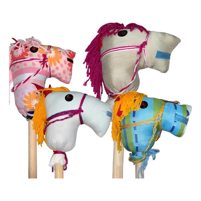 Caballo Palo Madera 30 Pieza Juguete Caballito Escoba | Envío gratis