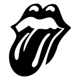 Vinil Sticker Calcomania P/auto Lengua Rolling Stones Rock