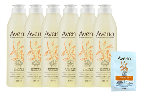 Combo X6 Aveno Shampoo 250 Ml