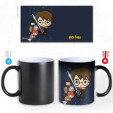 Taza Magica Harry Potter Dibujo Regalo Personalizada Termica