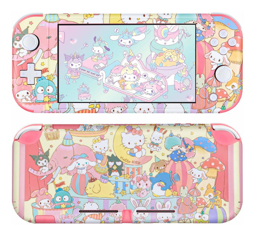 Switch Lite Skin Sticker Pretty Pattern Full Wrap Skin ...