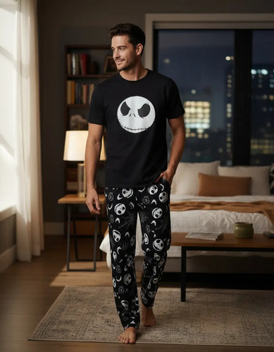 Pijama Hombre Caballero De Jack Skellington