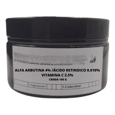 Crema A. Arbutin 4% / A. Retinoico 0.01% - 100 G Normal Noche