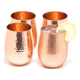 Set De Vasos Para Vino Mosscoff, Cobre, 503 Ml , 4 Piezas