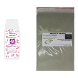 Argila Verde 500g E Sabonete Dermoprotetor Rosa Mosqueta