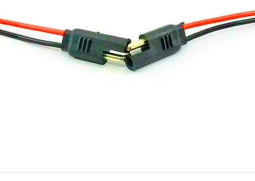 Kit 50 Conector 2 Vias C/ Fio 1,5 Mm Para Caixa Plug