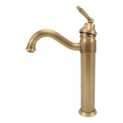 Ys Grifo De Lavabo Alto De Cobre Retro Industrial De Una | Meses sin interés