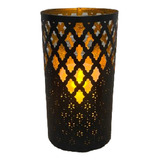 Fanal 30 Cm Importado Oriente Porta Velas D India Artesanal 